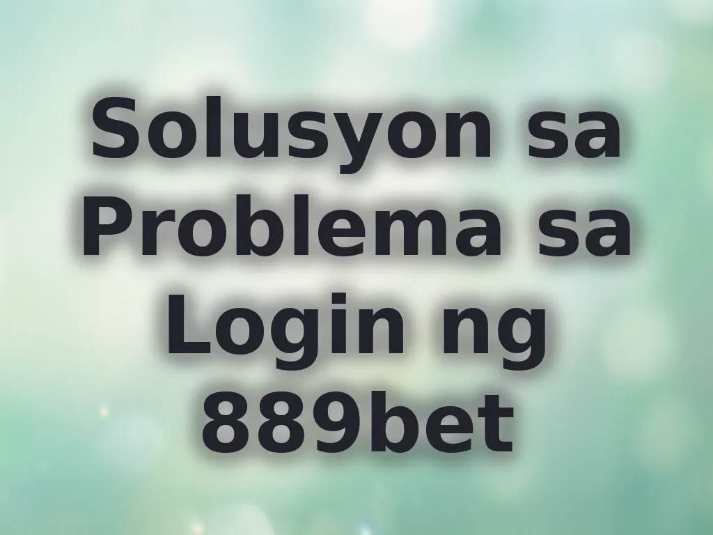 Login issues solution